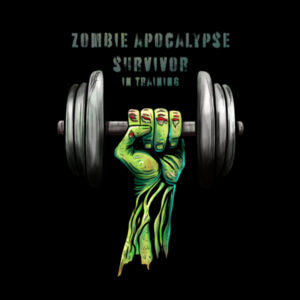 Zombie Apocalypse Survivor in Training - AS Colour Mens Basic Tee Design