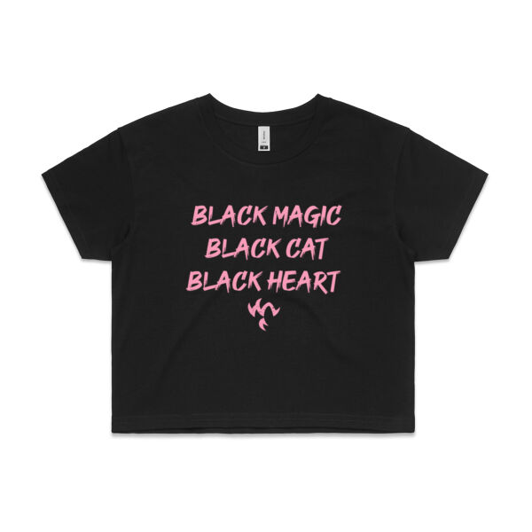 Black Soul Women's Crop Tee Thumbnail