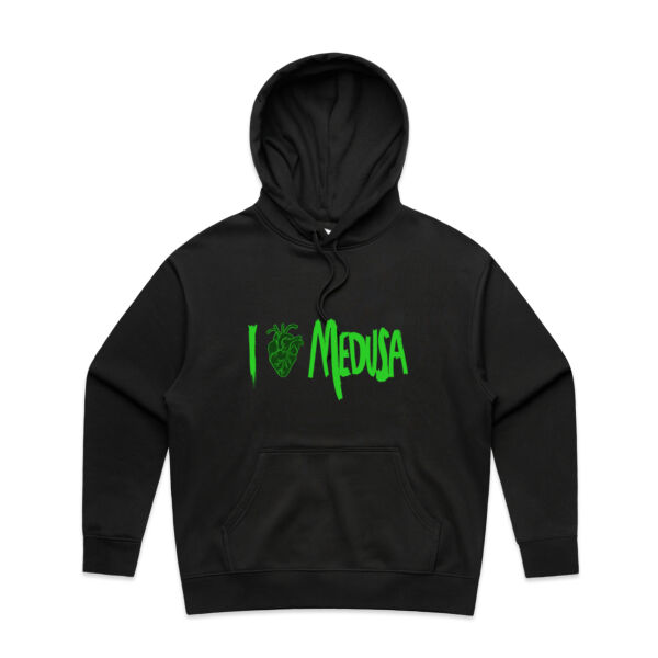 I HEART Medusa Women's Heavy Hoodie Thumbnail