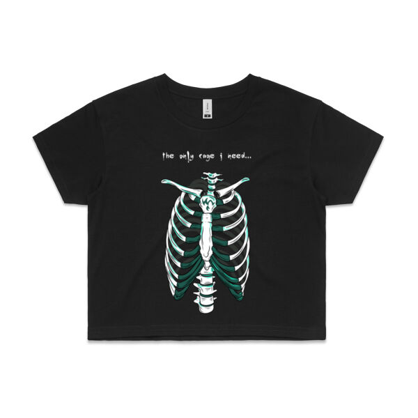 The Only Cage I Need... Women's Crop Tee Thumbnail