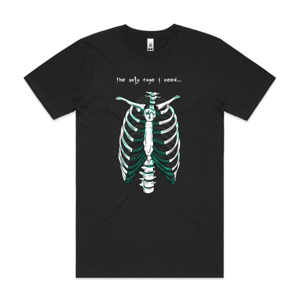 The Only Cage I Need... Mens Block T Shirt Thumbnail